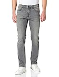 camel active Herren Regular Fit 5-Pocket Organic Cotton Jeans 34 Grau...
