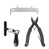 3min19sec Kettenwerkzeug Fahrrad Basis Set 3 TLG - Ketten Messlehre & Kettennieter &...