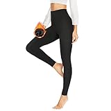 HLTPRO Thermo Leggings Damen Gefüttert Im Winter, High Waist Thermoleggings Warm...