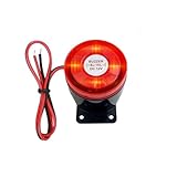 Switian Sicherheitsalarmanlage mit 120dB Blinklicht & Sirene - Elektronischer Lichtalarm...