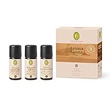 PRIMAVERA Set Aroma Sauna Kraft & Ruhe 3 x 10 ml bio – Waldgefühl, Wärmekick,...