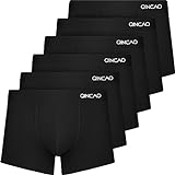 QINCAO Boxershorts Herren 6er Pack Ohne Kratzenden Zettel Männer Unterwäsche...