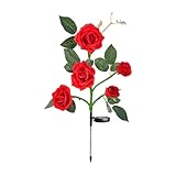 Solar-Imitation-Rosenblüten-Lichter, Simulations-Rosenblüten-Nachtlichter für den...