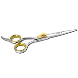 Sharf Gold Touch Fellschere, 16,5 cm, gebogene Schere, für Katzenscheren und kleine...