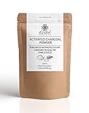 Aktivkohle Pulver - ACTIVATED CHARCOAL by elivan organics - extra feines Pulver - ohne...