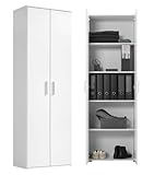 mokebo Aktenschrank Mehrzweckschrank (60x180 cm) 'Der Lange' aus Holz auch als...