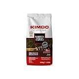 Kimbo Espresso Napoletano ganze Kaffeebohnen, dunkle Röstung, 1kg Beutel x 6