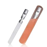 Olakin Nagelfeile aus Edelstahl, Polierfeile aus Metall, doppelseitig, mit rutschfestem...