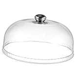 STOBAZA Transparente Kunststoff Lebensmittelabdeckhaube Staubschutz Snack Kuchenhaube mit...