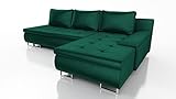 IWMAR Alva Ecksofa mit Schlaffunktion Eckcouch Sofa Couch Moderne Schlafsofa...