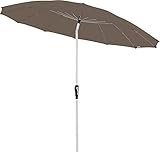 Doppler Aluminium Sonnenschirm Asia Look SL-AZ 250 Auto Tilt - Ideal für den...