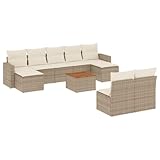 HETFTJN Festzeltgarnitur Gartenmöbel Set Lounge Möbel Outdoor Wohnzimmer Möbel -...
