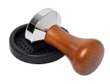Jarvins Tamper [51mm] für Siebträger inkl. Tampermatte | Kaffeestampfer mit hochwertigem...