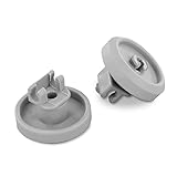 DL-pro 2x Korbrolle unten kompatibel mit Miele 2372352 Laufrolle Rolle Rad...