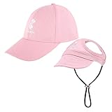 Pawaboo Haustier Baseball Mütze, 2 Stück Pet Eltern-Kind-Mütze, Sonnenhüte...