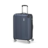 travelite Hartschalenkoffer mittelgroß, erweiterbar, 4 Rollen, CITY, Trolley mit...