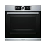 Bosch HBG675BS1 Serie 8 Einbau-Backofen, 60 x 60 cm, Made in Germany,Pyrolyse...