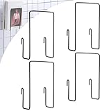 MorningRo 4 Stück Draht-Wandgitter-Panel-Zubehör, Gitter, Wandregal, Hakenregal,...