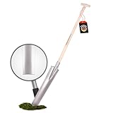 Drainierspaten - Trittschutz, 90cm lang mit T-Griff, robust und ideal für...