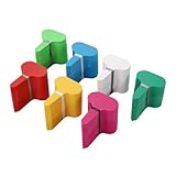 VICASKY 200 Stück Teiliges Bunte T förmige Pflanzenetiketten aus Langlebigem Kunststoff...