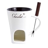 Schokoladen-Fondue-Tasse, Schokoladen-Fondue-Set, Keramik-Butterwärmer,...