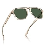 CARFIA Polarisierte Sonnenbrille Herren - Pilotentwurf, 100% UV-Schutz,...