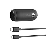Belkin Boost Charge USB-C-Kfz-Ladegerät, 18 W, 1,2-m-USB-C/Lightning-Kabel...