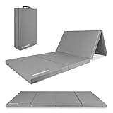 MSPORTS Turnmatte Premium klappbare Weichbodenmatte 190 x 80 x 5 cm Gymnastikmatte...