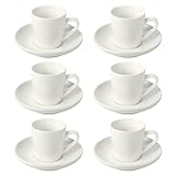Schramm® Espressotassen Set aus Porzellan 6er Set wählbar in 3 verschiedenen...