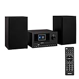 MEDION P85003 Micro Audio System Kompaktanlage (Internetradio, DAB+, PLL UKW...