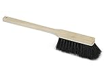 Langstiel-Handfeger Rosshaar 43cm, mit Holzgriff, Haushaltshandfeger, Handbesen,...
