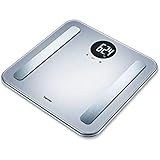 Beurer BF 198 silver Diagnose-/Personenwaage IFA 2019, mit Körperfettmessung,...