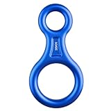 TRIWONDER 35kN Abseilachter, Abseilgerät Klettern 8 Descender für Seildurchmesser 8-13...
