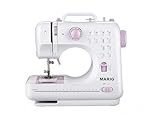 Nähmaschine mit 2-fachem Doppelgewinde/Geeignet auch für Anfänger und Kinder/Nähen mit...