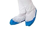 Schuhüberzieher Einweg mit Antirutschsohle Blau | 50 Stück - Onesize bis...