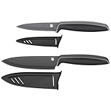 WMF Touch Messerset 2-teilig, Küchenmesser mit Schutzhülle, Messer Set...