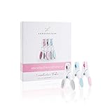 Lengenstein® 48 Wäscheklammern aus Kunststoff 3 Pastellfarben blau rosa grau...