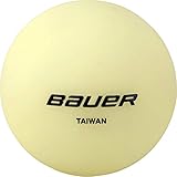 Bauer Unisex – Erwachsene Hockeyball Glow in The Dark, gelb, Einheitsgröße