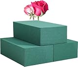 Ximoryn 3 Stück Blumensteckschaum - Nasssteckschaum Set 22 x 10 x 7CM Steckmoos,...