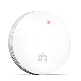 Putogesafe Ultraflacher Rauchmelder mit 10 Jahre Batterie, 23 mm Feuermelder nach Q-Label...