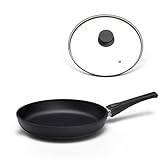 Hoffmann STONIQ Bratpfanne, PFAS-frei, Mineralbeschichtung, Aluminium mit Edelstahlboden,...