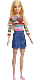 Barbie Puppe, Malibu Adventure for Two Serie, blonden Haaren, Herz Shirt, Denim...