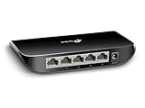 TP-Link TL-SG1005D 5-Port Gigabit Desktop Switch (5 10/100/1000Mbps-RJ45-Ports,...
