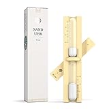 LoWell® Sauna Sanduhr - Snow Saunauhr - Weißer Sand Sauna Uhr - Ideales Sauna Zubehör -...