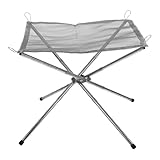 Gadpiparty Tragbarer Edelstahl Campingofen Faltbar Mittlere Abnehmbarer Grill Feuerstelle...