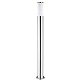 Monzana® Außenleuchte Edelstahl 100cm Groß IP44 Wetterfest Rostfrei E27 Außen...