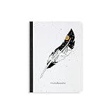 Matabooks, nachhaltige und vegane Notizbücher A6 aus Graspapier, Samenbuch, 102...