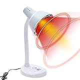 Wärmelampe Rotlicht Infrarotlampe Therapie Schmerzlinderung Lampe Tragbarer Rotlichtlampe...