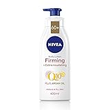 NIVEA Straffende Body Lotion Q10 + Arganöl (400 ml), pflegende straffende Creme...