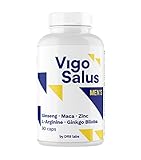 Vigosalus für Männer - Maca, L Arginin, Zink, Ginseng, Tribulus Terrestris und Ginkgo...